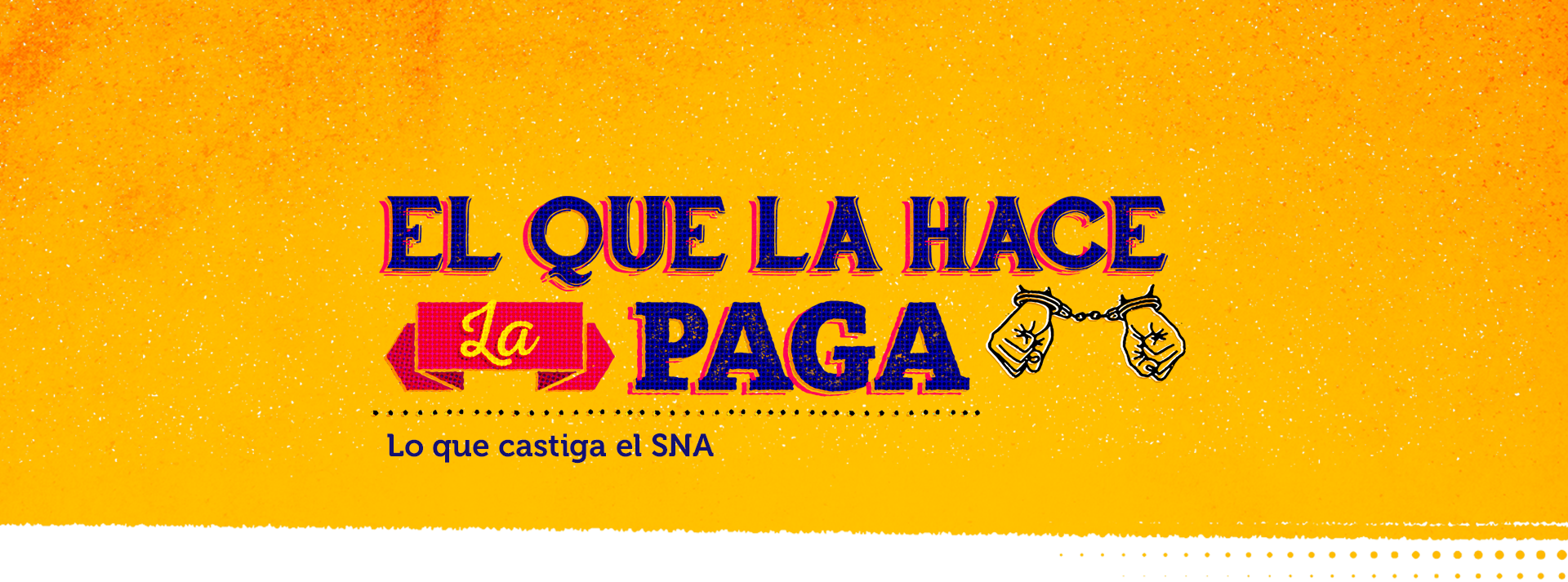 El que la hace la paga. Sistema anticorrupción