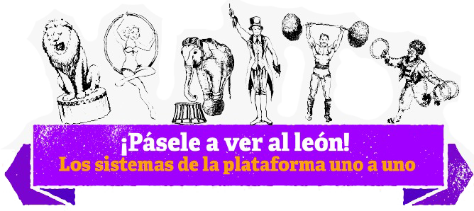 Los sistemas de la plataforma uno a uno